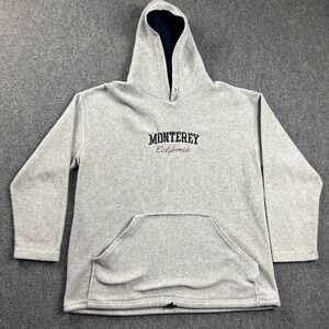 Vintage Monterey‎ California Hoodie Adults 2XL Pullover Fleece Distressed Mens